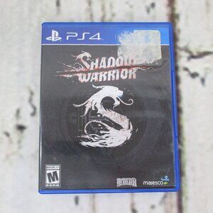 PS4 Shadow Warrior (Playstation 2014) Video Game and Jewel Case